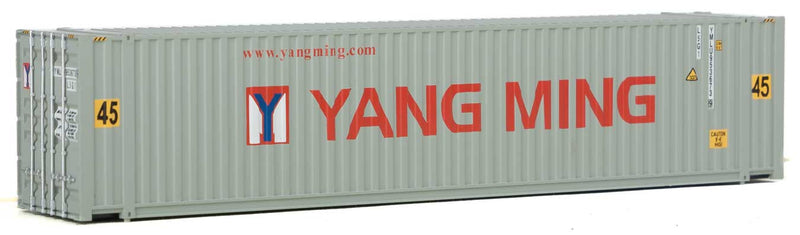 45' CIMC Container - Assembled -- Yang Ming (gray, red, white)-1