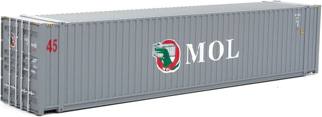45' CIMC Container - Assembled -- Mitsui OSK (gray, white, red, green, Alligator Logo)-1