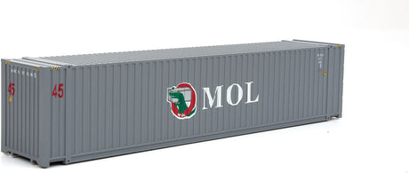 45' CIMC Container - Assembled -- Mitsui OSK (gray, white, red, green, Alligator Logo)-2