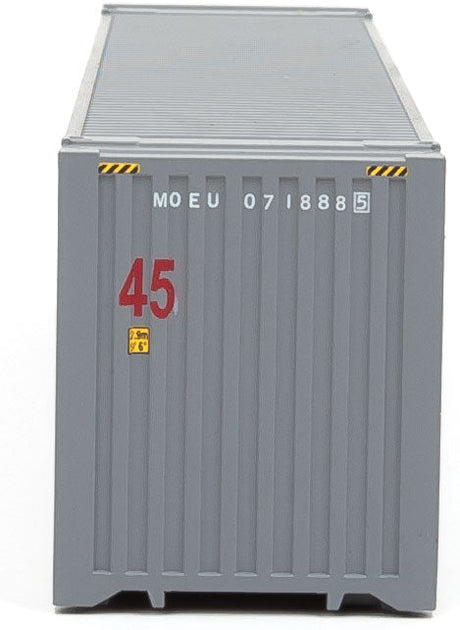 45' CIMC Container - Assembled -- Mitsui OSK (gray, white, red, green, Alligator Logo)-4