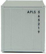 20' Smooth-Side Container - Ready to Run -- American President Lines (gray, red, white; Eagle Logo)-4