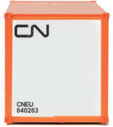 20' Smooth-Side Container - Ready to Run -- Canadian National (white, black; Noodle Logo)-4