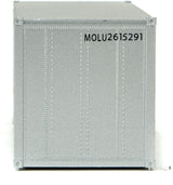 20' Smooth-Side Container - Ready to Run -- Mitsui OSK Lines (gray, Alligator Logo)-4