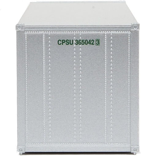 20' Smooth-Side Container - Ready to Run -- CP Ships (white, green)-4