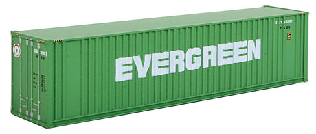 40' Hi Cube Ribbed Side Container - Assembled -- Evergreen-2
