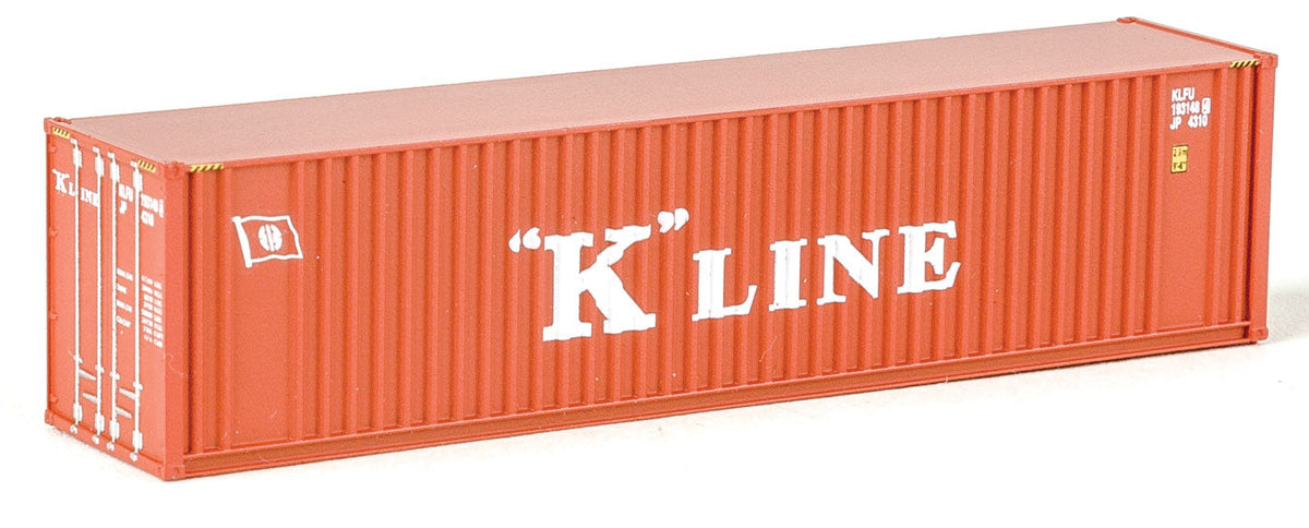 40' Hi Cube Ribbed Side Container - Assembled -- K-Line