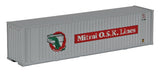 40' Hi Cube Ribbed Side Container - Assembled -- Mitsui OSK-2