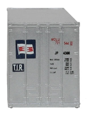 40' Hi Cube Ribbed Side Container - Assembled -- Mitsui OSK-3