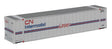 48' Ribbed Side Container - Assembled -- Canadian National (Laser Scheme; white, blue, red)-1