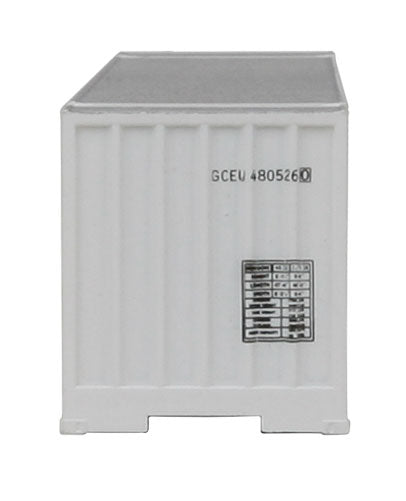 48' Ribbed Side Container - Assembled -- Genstar (white, blue)-6