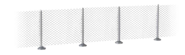 Metal Industrial Fence -- Kit - 23-5/8 x 5/8"  60cm x 16mm (32 Posts)-1