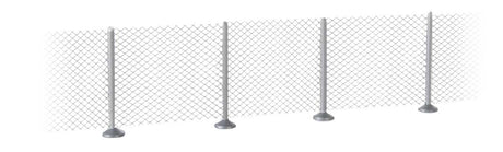 Metal Industrial Fence -- Kit - 23-5/8 x 5/8"  60cm x 16mm (32 Posts)-2