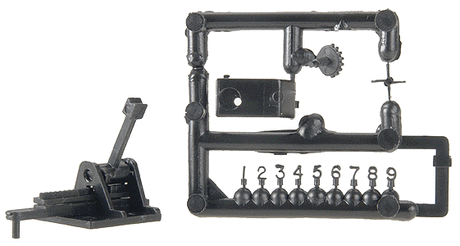 Operating Ground Throw -- Sprung .190" Travel-Includes Targets