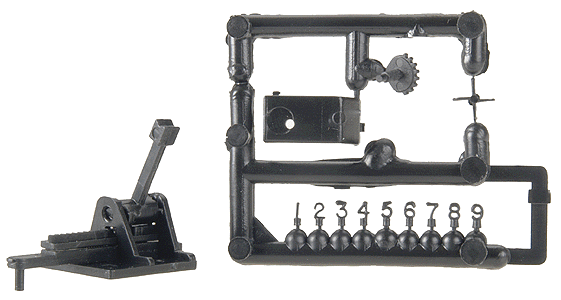 Operating Ground Throw -- Sprung .190" Travel-Includes Targets