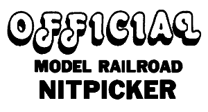 Cap -- Official Model Railroad Nitpicker