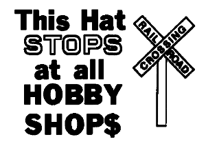 Cap -- Stops at All Hobby Shops