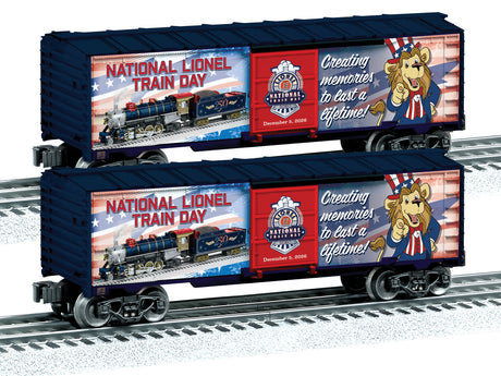40' Boxcar - 3-Rail - Ready to Run -- National Lionel Train Day (Commemorative)-1