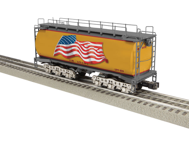 Auxiliary Water Tender Only - 3-Rail - Ready to Run -- Union Pacific #809 (Flag, Armour Yellow)-1