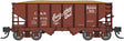 USRA 30'6" 2-Bay Hopper with Load - Ready to Run -- Colorado & Southern #18069 (Boxcar Red, Sugar Beet Service, CB&Q Logo)-1