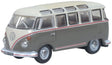 1951 Volkswagen T1 Samba Passenger Van - Assembled -- Mouse Gray, Pearl White-1
