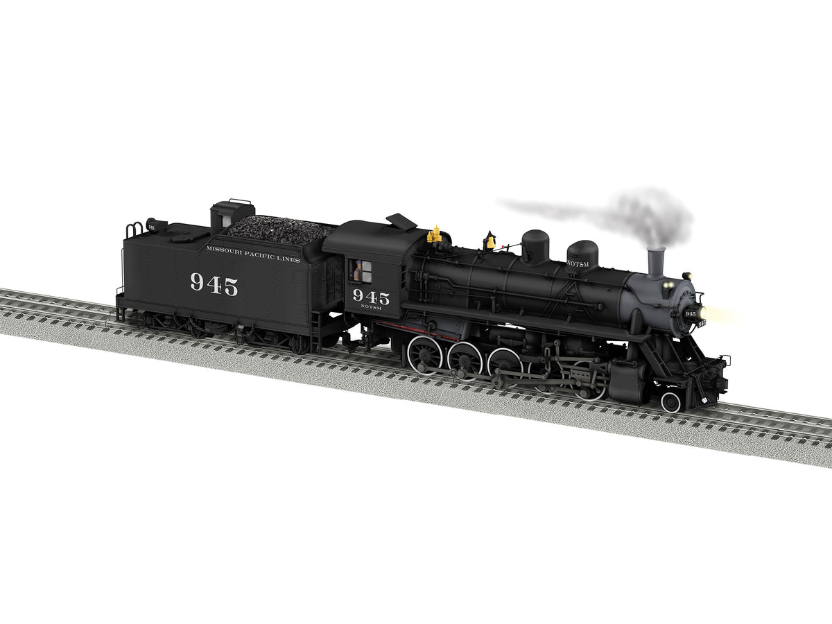 2-10-0 Russian Decapod - 3-Rail w/Legacy Sound, Control & Smoke -- Missouri Pacific #945 (black, graphite)-1