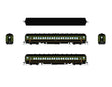 Heavyweight Passenger 5-Car Set - Ready to Run -- Canadian National #5139, #5142, #5166 (green, black, yellow)-1