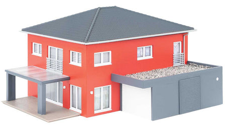 WeberHaus ModernLife Single-Family Home -- Kit - Red 5-9/16 x 4-11/16 x 3-9/16" 14 x 11.9 x 9.1cm-2