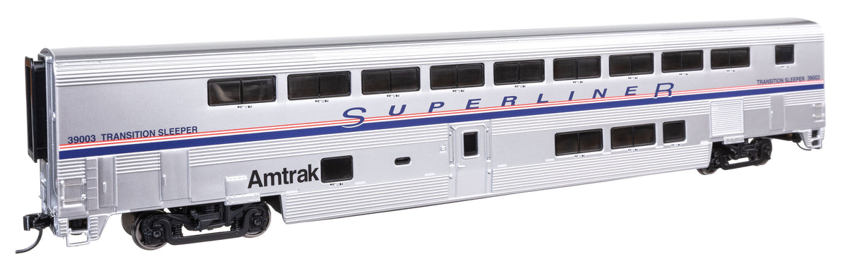 85' Bombardier Superliner II Transition Sleeper - Lighted - Ready to Run -- Amtrak(R) (Phase IV) #39003