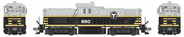 Alco C415 - Standard DC -- Belt Railway of Chicago #551 (Fantasy Scheme, black, gray, yellow)-1