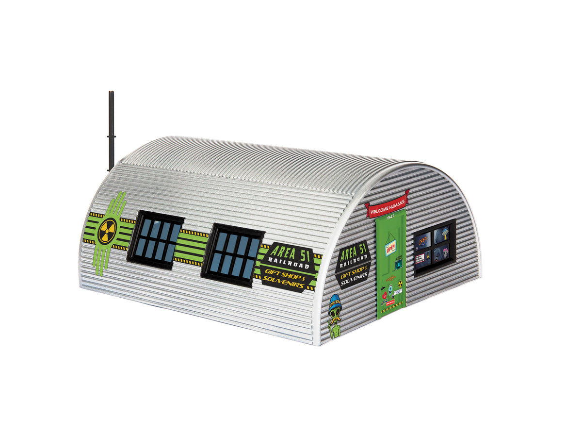 Area 51 Quonset Hut -- Kit - 8-1/2 x 4 x 5" 21.6 x 10.2 x 12.7cm-1