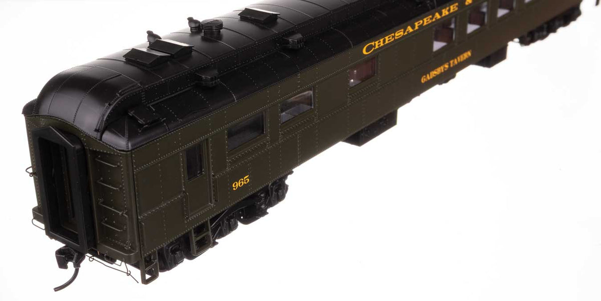 82' Pullman-Built Heavyweight 36-Seat Diner - Ready to Run -- Chesapeake & Ohio (Green) #965 Gadsby's Tavern-4