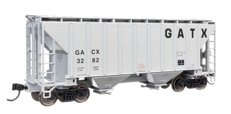 37' 2980 Cubic-Foot 2-Bay Covered Hopper - Ready to Run -- CACX #3282-2