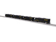 Bathtub Coal Gondola w/Load 4-Pack - 3-Rail - Ready to Run -- CSX #377079, 377253, 377282, 377323  (black, yellow, white)-1