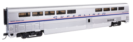 85' Bombardier Superliner II Diner - Lighted - Ready to Run -- Amtrak(R) (Phase IV) #38039