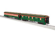 Wood Coach & Baggage Car Set - 3-Rail - Ready to Run -- Pennsylvania Railroad Set A Gladiolus, Tabillarius (Yellow Kid Scheme)-1