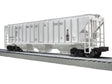 PS-2CD 4740 3-Bay Covered Hopper - 3-Rail - Ready to Run -- Gulf, Mobile & Ohio #81070 (gray, black)-1