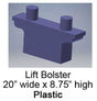 Locomotive Deck Lift Bolsters -- Pkg (4) Plastic-1
