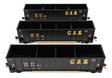 50' Bethgon Coalporter Gondola 3-Pack - Ready to Run -- CSX #382385, #382394, #384181-1