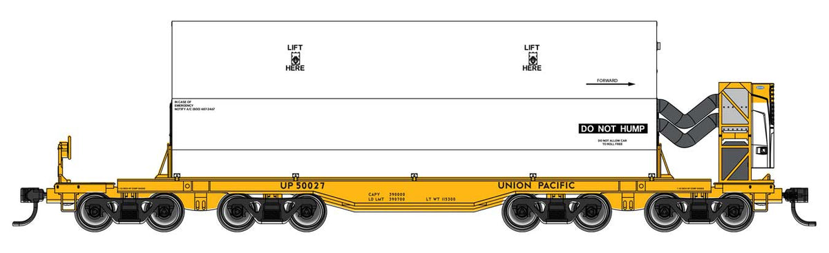 Rocket Train Booster Car with Refrigeration Unit - Ready to Run -- Union Pacific(R) #50027-1