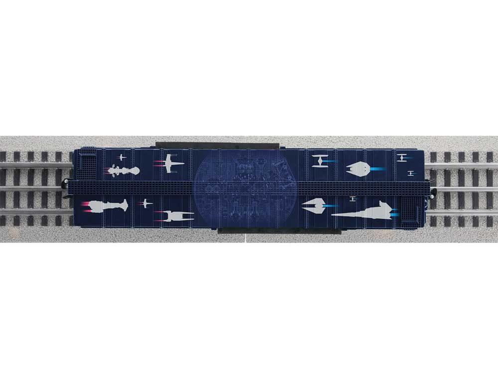 Steel Boxcar - 3-Rail - Ready to Run -- Star Wars Rogue One 10th Anniversary-3