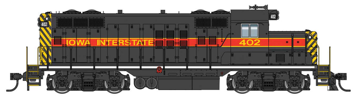 EMD GP9 Phase II with Chopped Nose - Standard DC -- Iowa Interstate #402-1