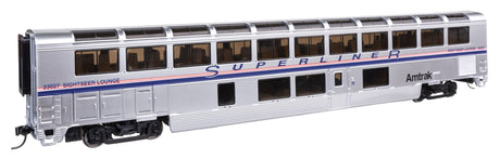 85' Bombardier Superliner II Sightseer Lounge - Lighted - Ready to Run -- Amtrak(R) (Phase IV) #33027