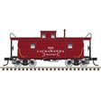 C&O-Style Steel Center-Cupola Caboose - 3-Rail - Ready to Run - Trainman(R) -- Delaware, Lackawanna & Western (Boxcar Red)-1