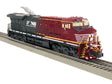 GE ES44AC - 3-Rail w/Legacy Sound & Control -- Norfolk Southern #8184 Altoona (Tuscan, black)-1