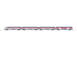 Baggage, 2 Coaches, Skytop Observation Set - 3-Rail - Ready to Run -- Milwaukee Road (Fantasy Bicentennial Scheme, red, white, blue)-1