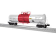 50' Tank Car - 3-Rail - Ready to Run -- Dupont DUPX #11402 (silver, red)-1