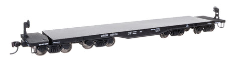 66' Heavy-Duty 4-Truck Flatcar - Ready to Run -- Denver & Rio Grande Western(TM) #80010