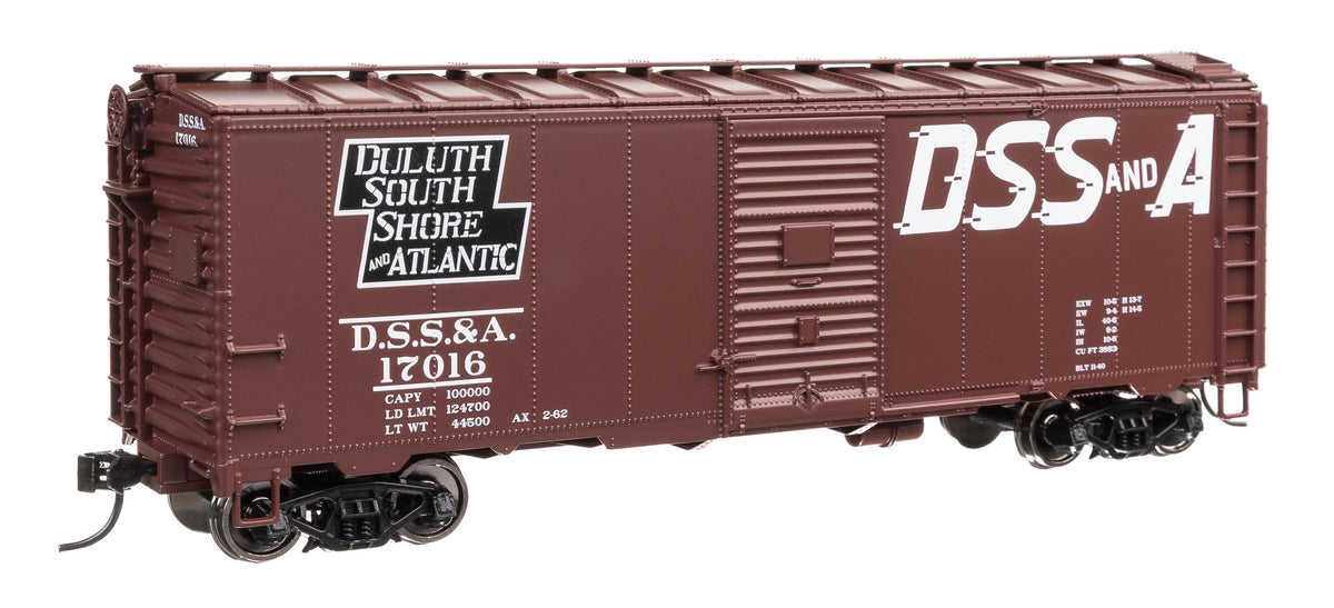 40' AAR Modified 1937 Boxcar - Ready to Run -- Duluth, South Shore & Atlantic #17016-1