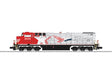 GE ET44AC - 3-Rail - w/Legacy Control & Sound -- Norfolk Southern #8096 (America 250, gray, red)-1