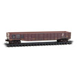 50' 15-Panel Fixed-End Gondola 2-Pack - Ready to Run -- Norfolk Southern #619560 CSX #915510 (Weathered, Ex-CR, Boxcar Red)-1